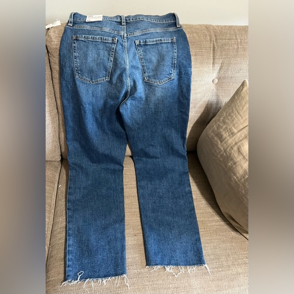 Old Navy Sky Hi Straight Extra High Rise Button Fly Size 10 NWT - Picture 6 of 6